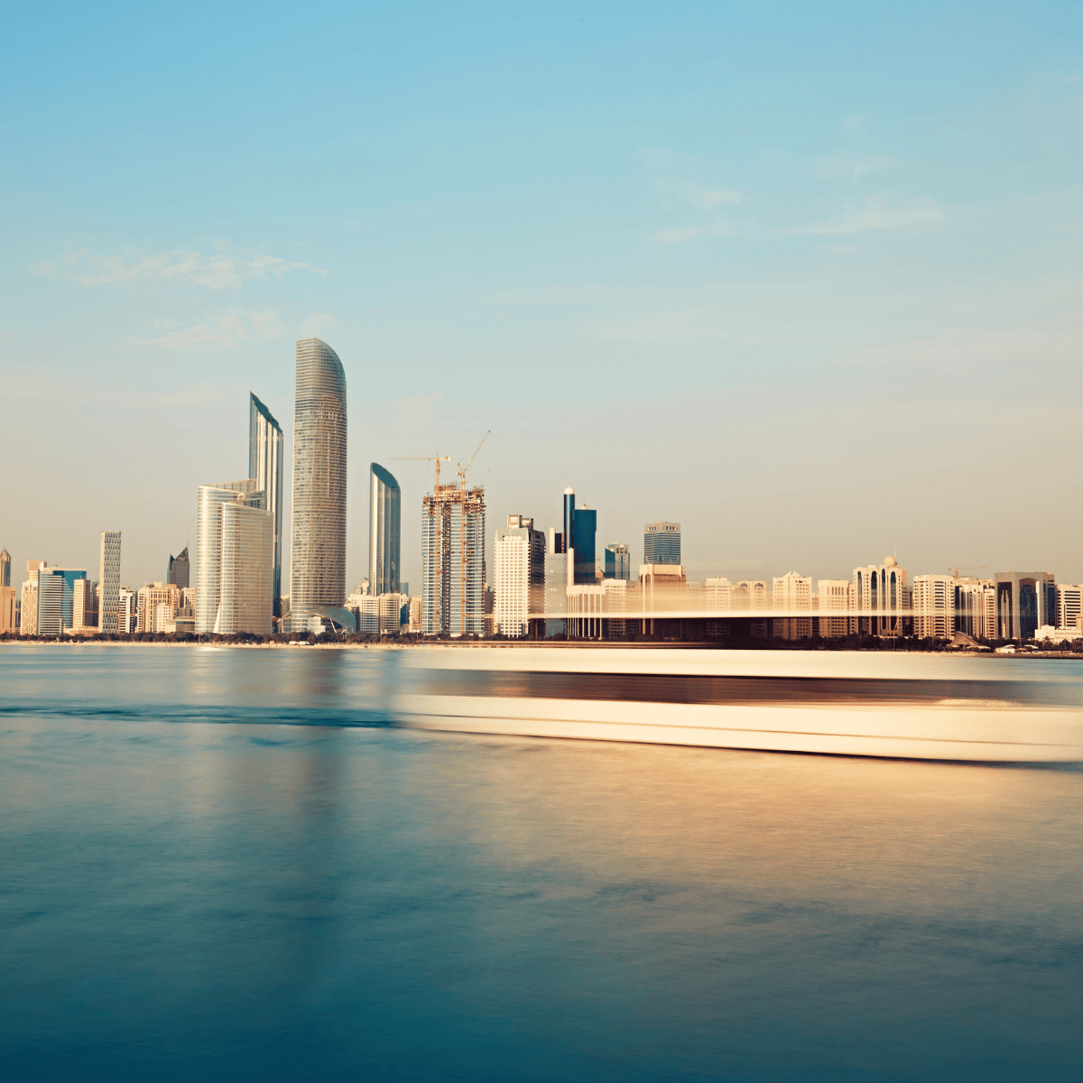 Abu Dhabi Skyline LinkedIn Post